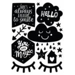 Декоративная наклейка Design stickers Глазки 29,7x42 см