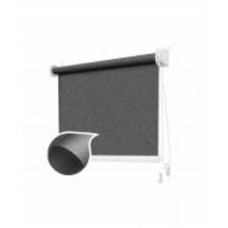 Ролета мини Rollotex с фиксацией на струне Pearl 45x150 см графит