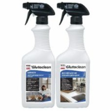 Набор Glutoclean Средство для удаления запаха 750 мл + Средство для кухни дезинфицирующее 750 мл