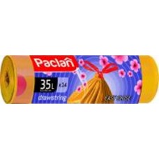 Мешки для мусора с затяжками Paclan Aroma ароматизированные стандартные 35 л 14 шт.