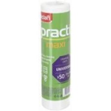 Салфетки Paclan Practi Maxi 25х30 см 50 шт./уп. белые
