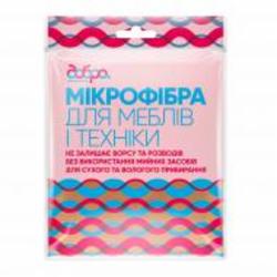 Салфетка Добра господарочка для мебели и техники 17х24 см 1 шт./уп. карамельная