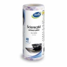 Салфетки Stella Pack в рулоне Универсальные 40х25 см 40 шт./уп. белые