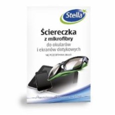 Салфетка Stella Pack микрофибра для очков и фотоаппаратов 18х15 см 1 шт./уп. белая с рисунком