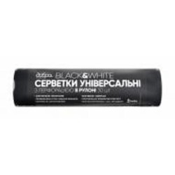 Салфетки Добра господарочка Универсальные 25х30 см 30 шт./уп. черные