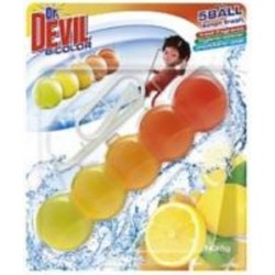 Туалетный блок Dr.Devil BiCOLOR Лимонная свежесть 35 г 6446