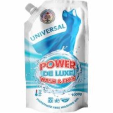 Гель для машинной и ручной стирки POWER DE LUXE универсальный 1 л
