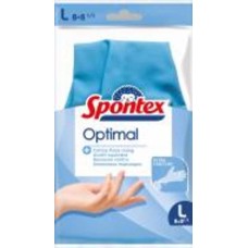 Перчатки латексные SPONTEX OPTIMAL стандартные крепкие р. L 1 пар/уп.