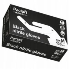 Перчатки нитриловые Paclan EXPERT Black р. M 50 пар/уп.