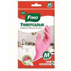 Перчатки резиновые Fino универсальные крепкие р. M 1 пар/уп.
