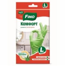 Перчатки латексные Fino Алоэ Вера стандартные р. L 1 пар/уп.