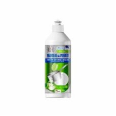 Жидкость для ручного мытья посуды Wash&Free Экстракт зеленого яблока и эдельвейса 0,5 л