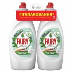 Средство для ручного миття посуду Fairy Чайное дерево и мята 900 мл 2 шт.