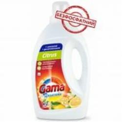 Гель для стирки для машинной и ручной стирки Gama Citrus Senseation 1,2 л