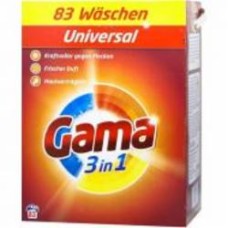 Стиральный порошок для машинной и ручной стирки Gama универсальный 4,98 кг