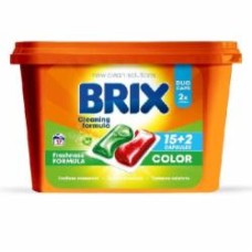 Капсулы для машинной стирки BRIX Color 17 шт.