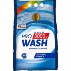 Порошок для машинной и ручной стирки Pro Wash Универсальный 3 кг