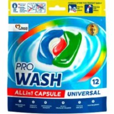 Капсулы для машинной стирки Prowash All in 1 Universal 12 шт.