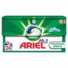 Капсулы для машинной стирки Ariel PODS All-in-1 Горный родник 24 шт.