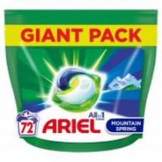 Капсулы для машинной стирки Ariel PODS All-in-1 Горный родник 72 шт.