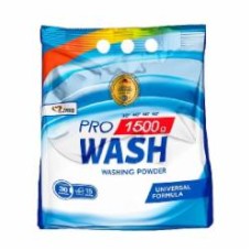 Порошок для машинной и ручной стирки Pro Wash 1,5 кг