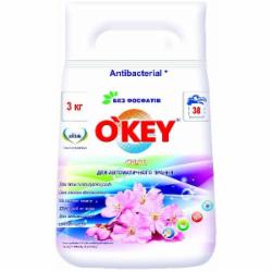 Порошок для машинной и ручной стирки O'KEY Цветочный букет color 3 кг
