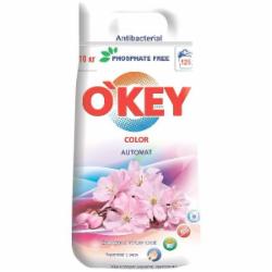 Стиральный порошок для машинной и ручной стирки O'KEY color 10 кг