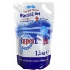 Гель для машинной и ручной стирки SuperBright 1,5 л