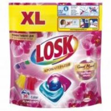 Капсулы для машинной стирки Losk АТ Эфирные масла и аромат Малазийский цветок 36 шт.