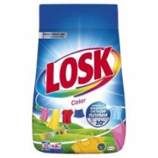Порошок для машинного та ручного прання Losk для цветных вещей 1,05 л 4,8 кг