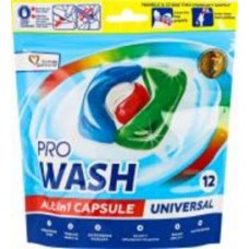 Капсулы для машинного прання Pro Wash Universal 12 шт.