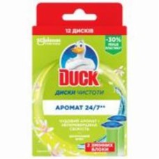 Диски туалетные DUCK Цитрусовый бриз в сменном блоке