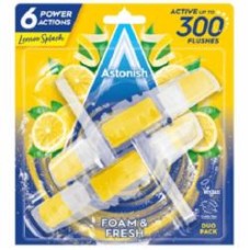 Блок с чистящим средством Astonish для унитазов с ароматом лимона 2шт. C2105
