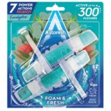 Блок с чистящим средством Astonish для унитазов с ароматом эвкалипта 2шт. C2115
