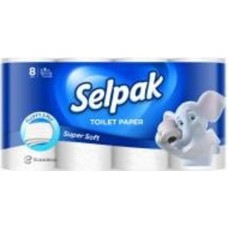 Туалетная бумага Selpak Super Soft тришаровий 8 шт.