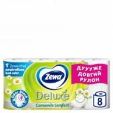 Туалетная бумага Zewa Deluxe с ароматом ромашки тришаровий 8 шт.
