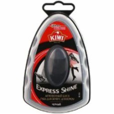 Губка-блеск для обуви Kiwi EXPRESS SHINE с дозатором черный