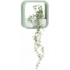 Декор настенный Nature квадратный 22,3x22,3 см зеленый дымчатый