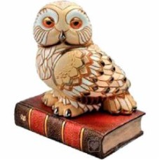 Фигурка Wildlife Белая Сова на Книжке De Rosa Rinconada