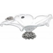 Фруктовница White cristal Silvia 23 см