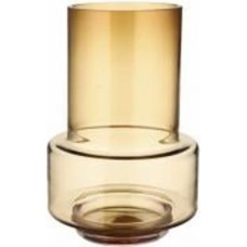 Ваза стеклянная Wrzesniak Glassworks Колба 15-3881A 25,5 см янтарный 15-3881A