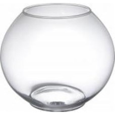 Ваза стеклянная Wrzesniak Glassworks Spring фиш бол 17х21 см 14 см прозрачная 17-109B