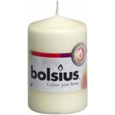 Свеча кремовая 8х5 см Bolsius