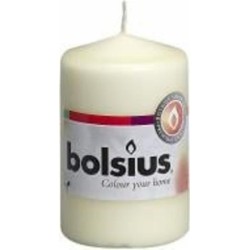 Свеча кремовая 8х5 см Bolsius