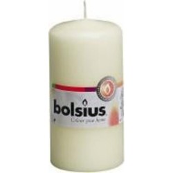 Свеча кремовая 12х6 см Bolsius