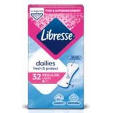 Прокладки ежедневные Libresse Normal 32 шт. Прокладки ежедневные Libresse Normal 32 шт.