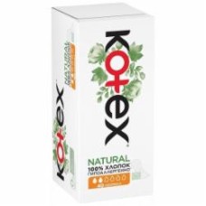 Прокладки ежедневные Kotex Natural Нормал 40 шт. Прокладки ежедневные Kotex Natural Нормал 40 шт.
