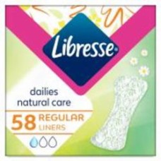 Прокладки ежедневные Libresse Натуральная забота 58 шт. Прокладки ежедневные Libresse Натуральная забота 58 шт.