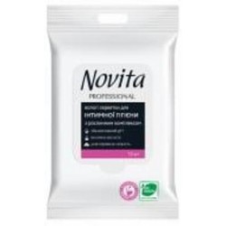 Влажные салфетки Novita для интимной гигиены Professional 15 шт./уп.