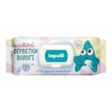 Детские влажные салфетки Lapulli с клапаном 120 шт.